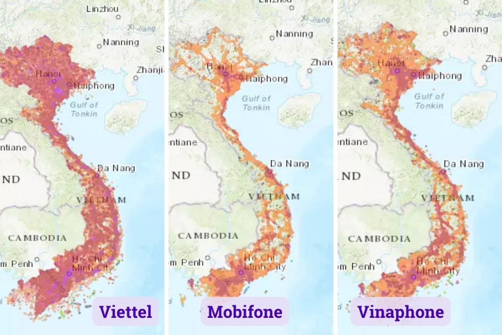 Vietnam Mobile Internet Coverage